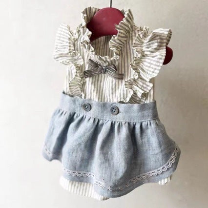 Denim Darling Dog Skirt